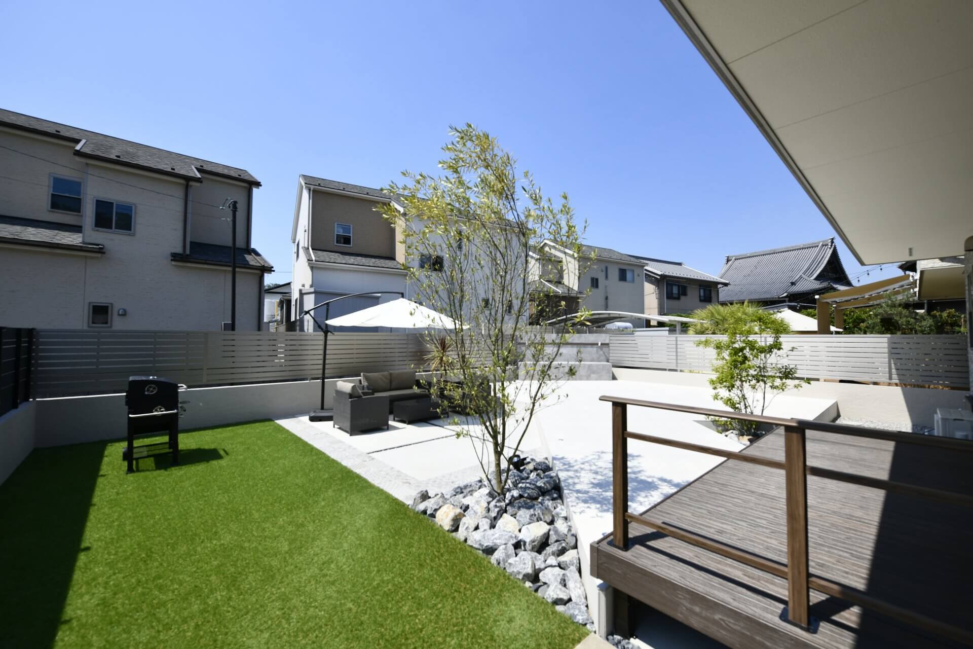 各務原市でのホテルライクな庭、リフォーム外構 | ホテルライク